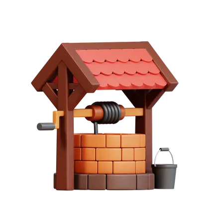 Water Well  3D Icon