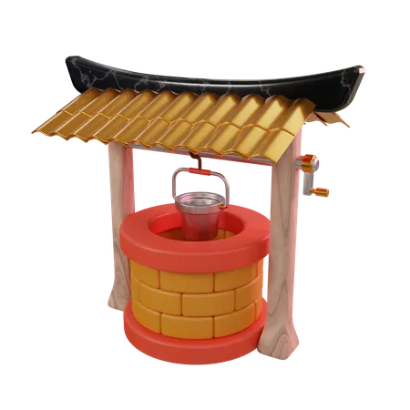 Water Well  3D Icon