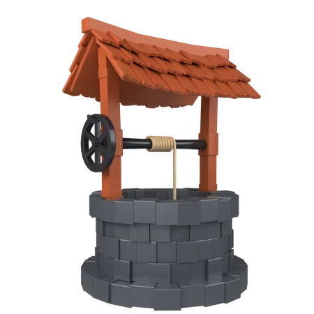 Water Well  3D Icon