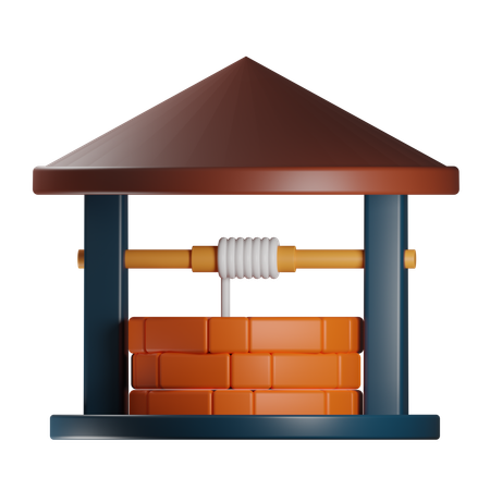 Water Well  3D Icon