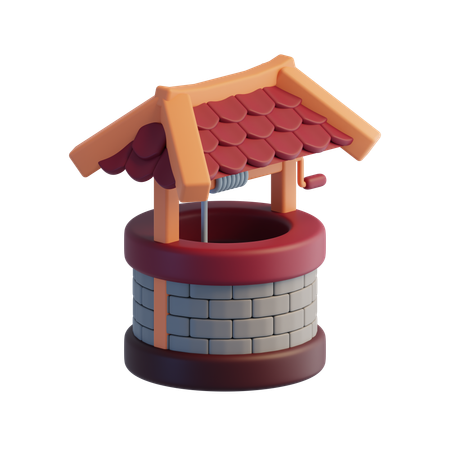 Water Well  3D Icon