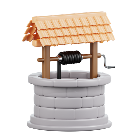 Water Well  3D Icon