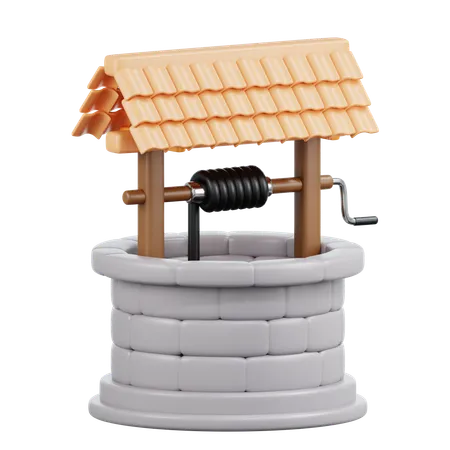 Water Well  3D Icon