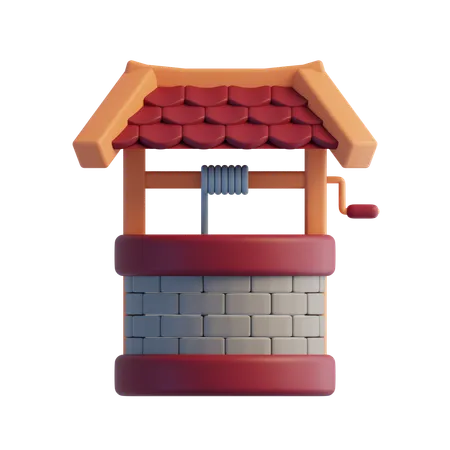 Water Well  3D Icon