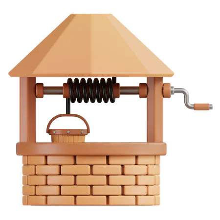 Water Well  3D Icon