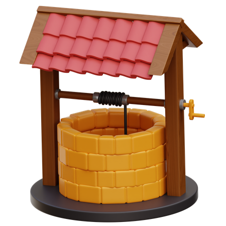 Water Well  3D Icon