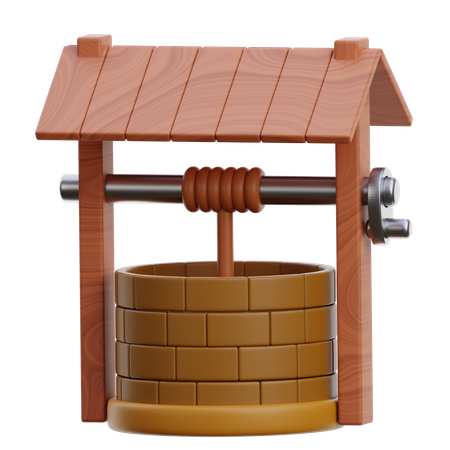 Water Well  3D Icon