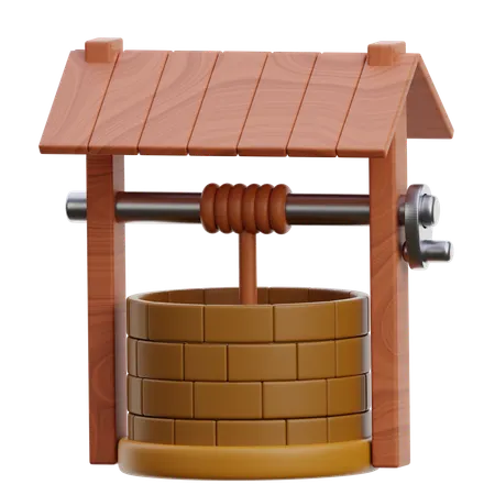 Water Well  3D Icon