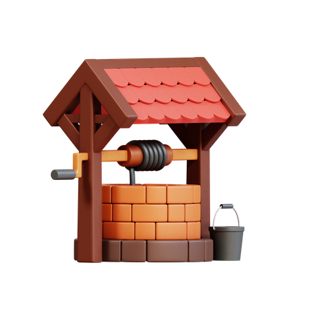 Water Well  3D Icon