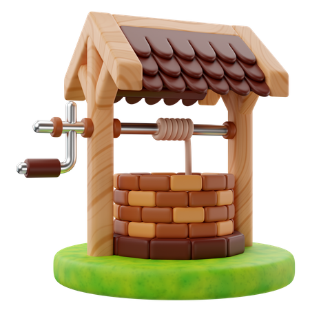 Water Well  3D Icon