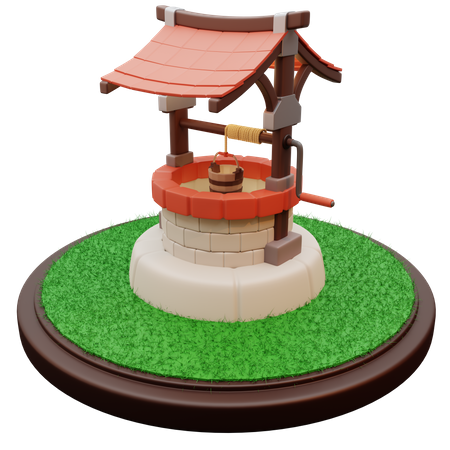 Water Well  3D Illustration