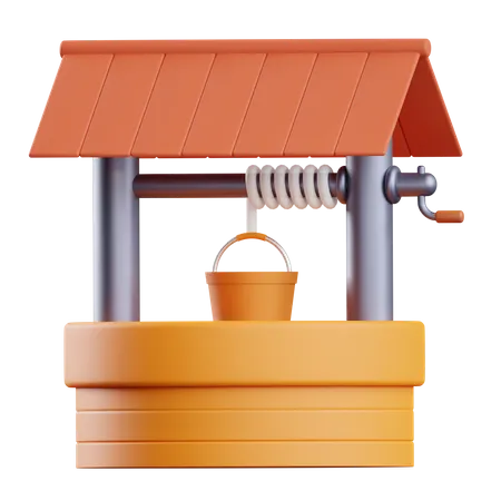 Water Well  3D Illustration