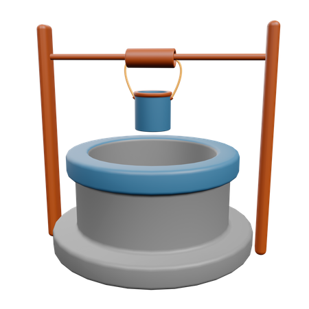 Water Well 3D Illustration