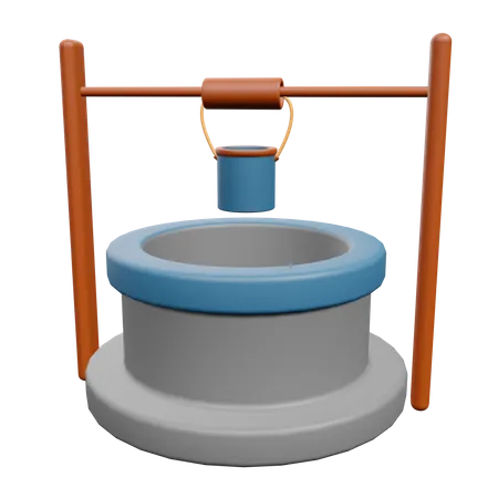 Water Well  3D Illustration