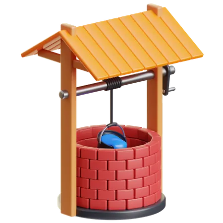 Water Well  3D Icon