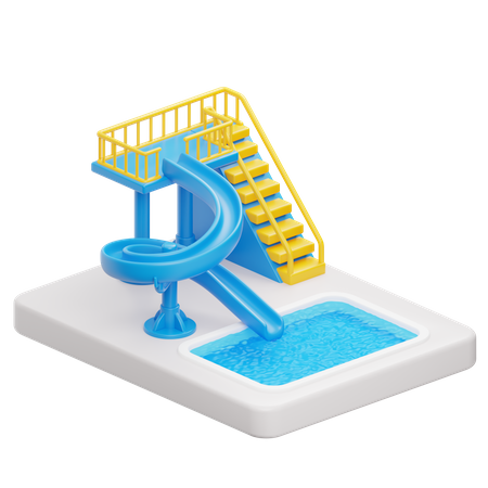 Parque aquático  3D Icon