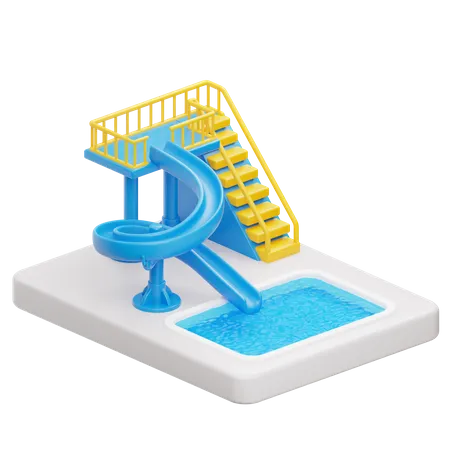 Parc aquatique  3D Icon