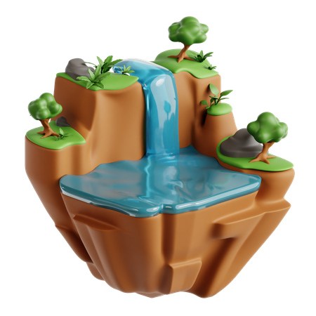 Waterfall  3D Icon