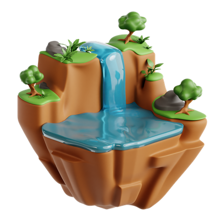 Waterfall  3D Icon