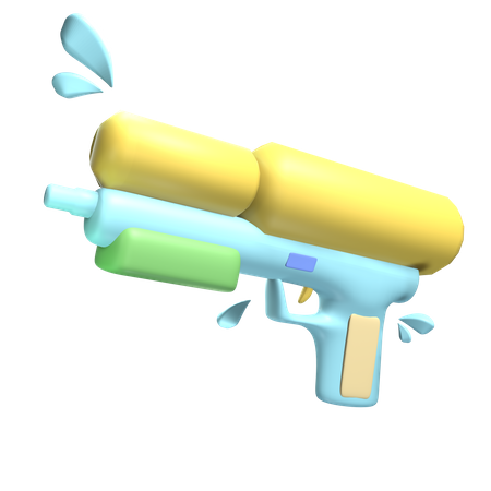 Watergun  3D Icon