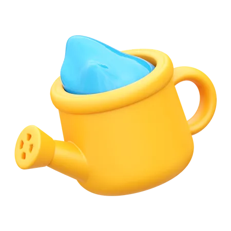 Watering Can 3 D Icon 3D Icon