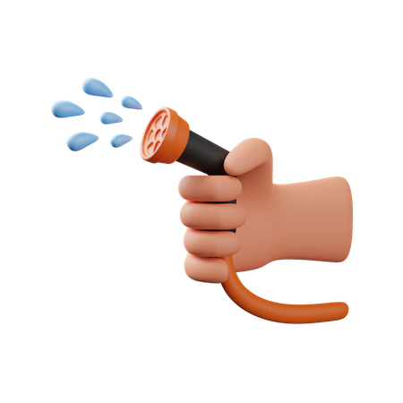 Watering hand gesture  3D Icon