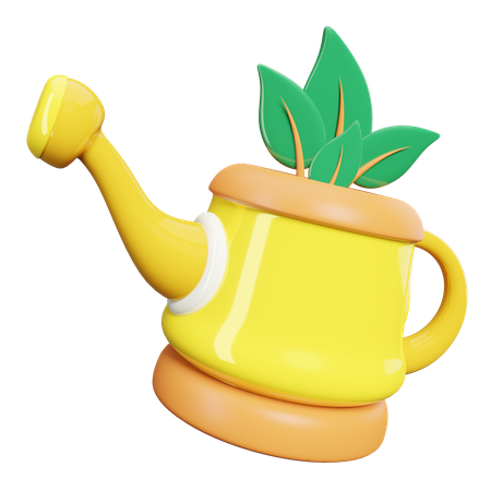 Watering Plant  3D Icon