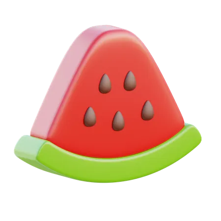 Watermelon Fruit 3 D Icon 3D Icon