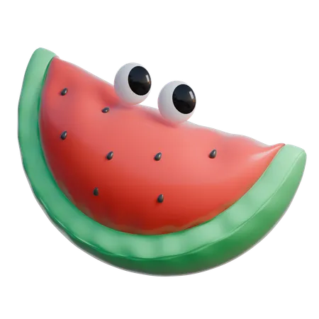 Watermelon 3 D Travel And Vacation Icon 3D Icon