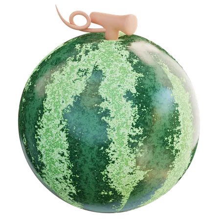 3 D Illustration Watermelon Fruit 3D Icon