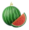 watermelon 3d icon