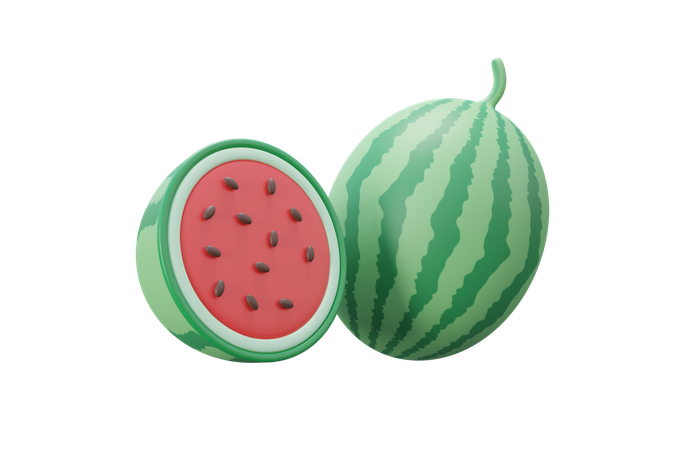 Watermelon  3D Icon