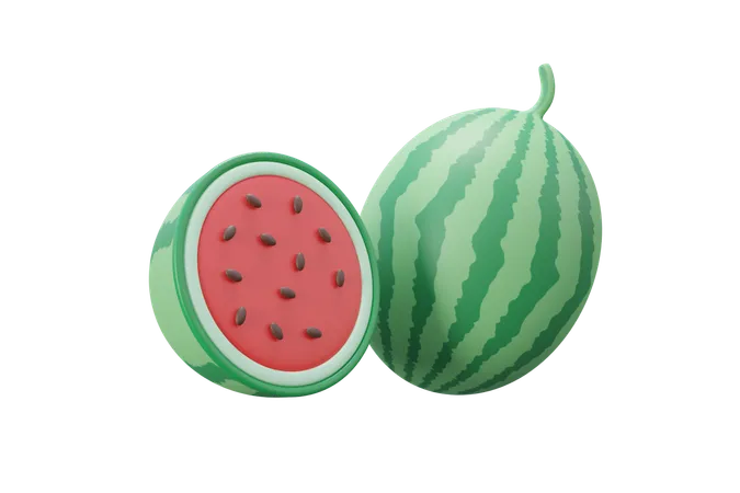 Watermelon  3D Icon