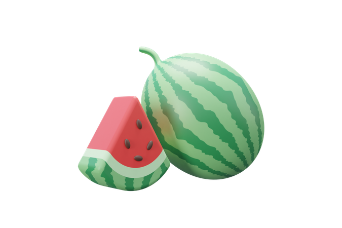 Watermelon  3D Icon