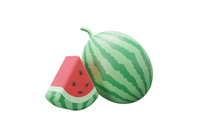 Watermelon  3D Icon