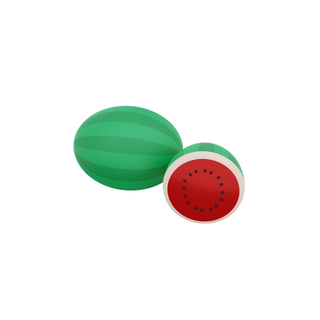 Watermelon  3D Illustration