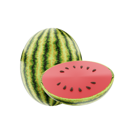 Watermelon  3D Illustration