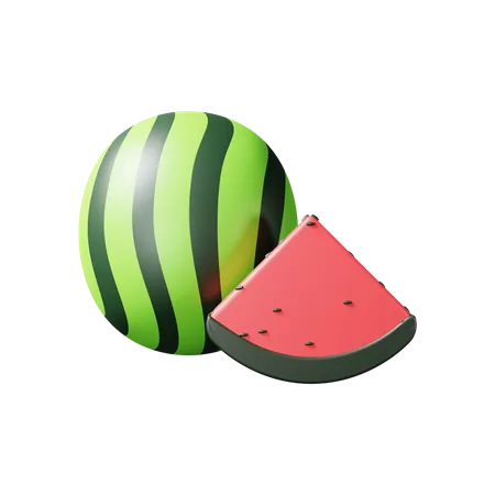 Watermelon  3D Illustration