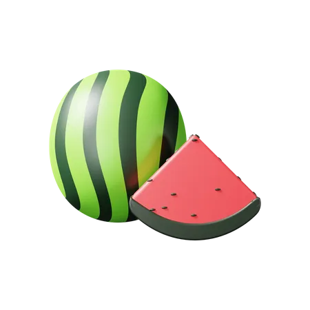 Watermelon 3 D Illustration 3D Illustration