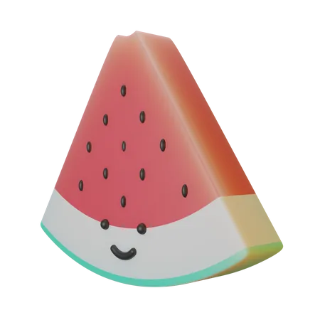 Summer Watermelon 3 D Render Illustration 3D Illustration