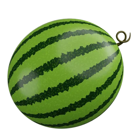 Watermelon 3 D Illustration 3D Icon