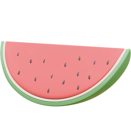 Watermelon 3 D Icon Illustration 3D Icon