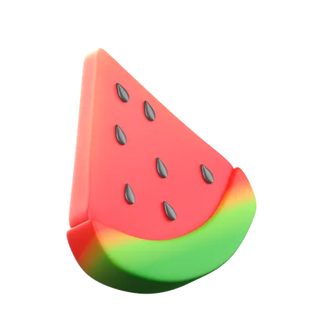 Watermelon Cut  3D Icon