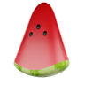3d for watermelon fruit