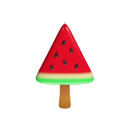 Watermelon Ice Cream Stik 3D Icon