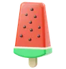 Watermelon Ice Cream Stick