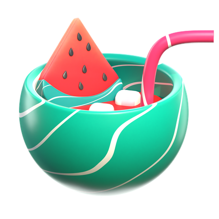 Watermelon Juice  3D Icon