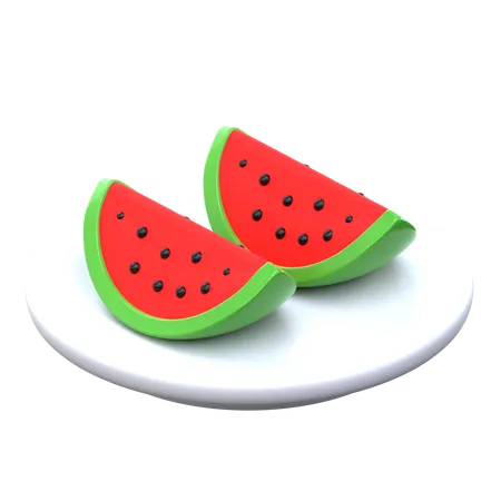 Watermelon Slice 3 D Diet And Nutrition Icon 3D Icon