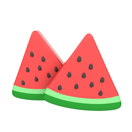 Watermelon Slice  3D Icon