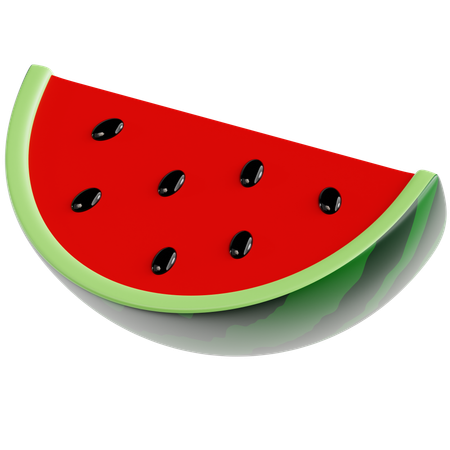 Watermelon Slice  3D Icon